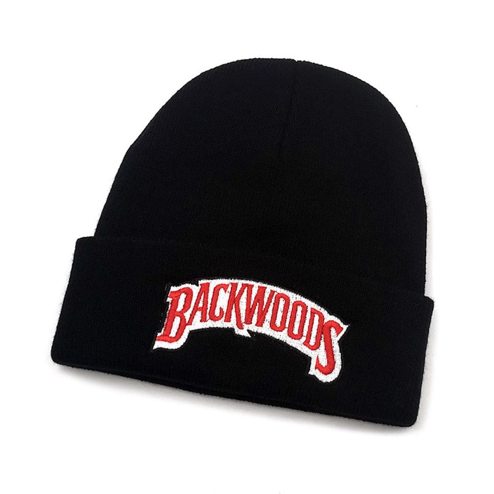 Chapéu de malha Backwoods Bordado Anime Winter Beanie