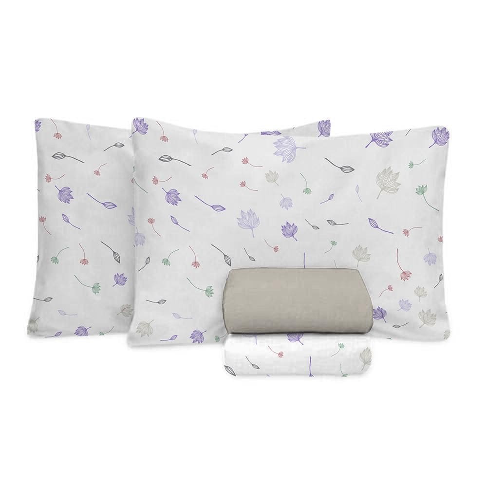 Jogo De Cama Queen Size 150 Fios Fiori - Eloá 7811