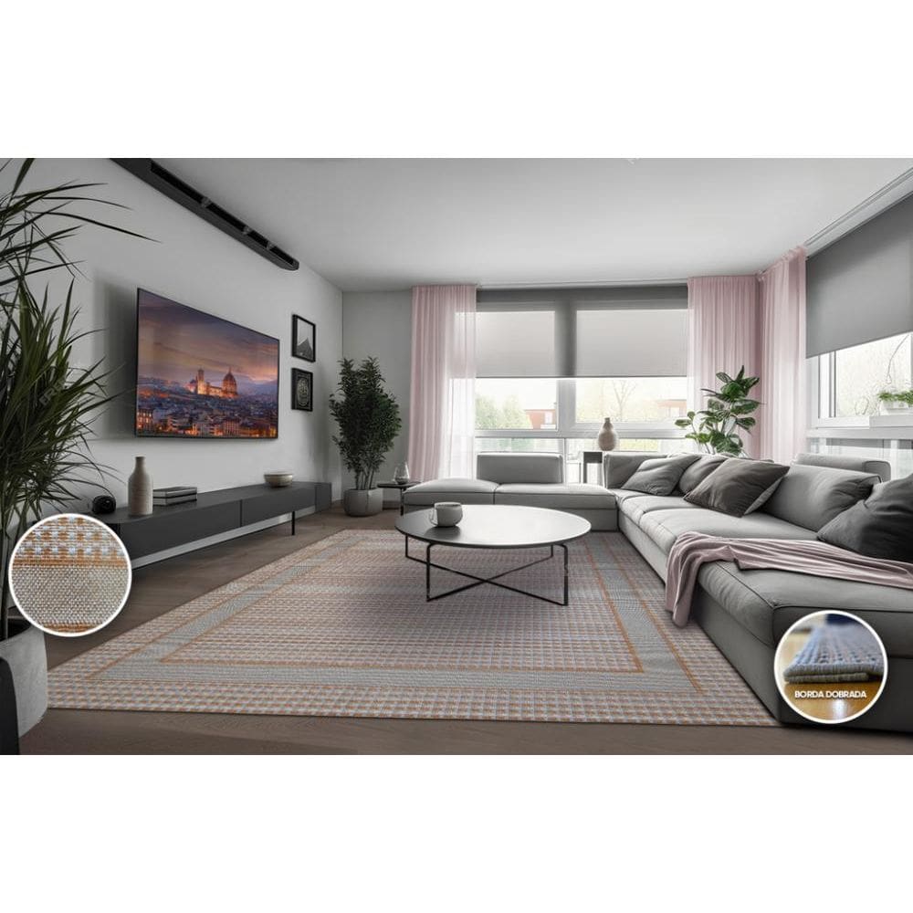 Capacho Sisal Look Pop Florenca3 050X080 Cm