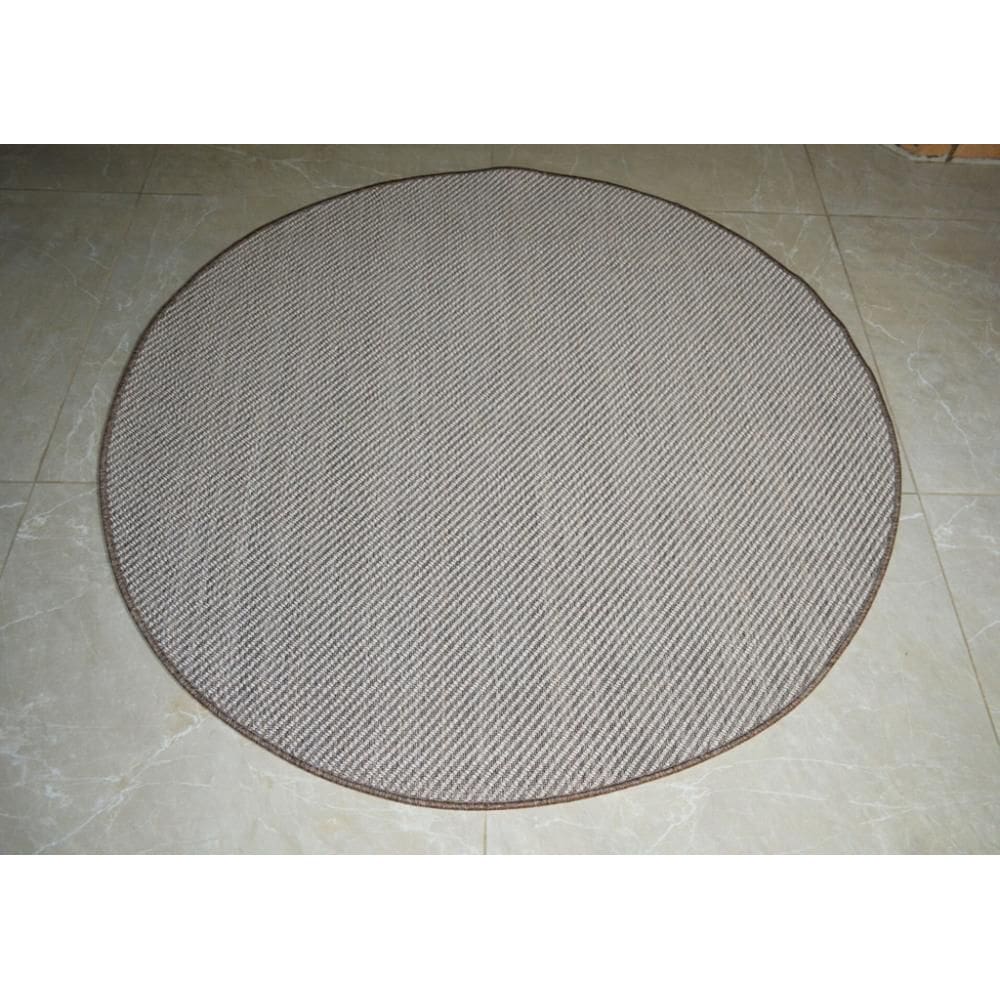 Tapete Redondo Artesanal Look Dama Da Noite-A 200 Cm