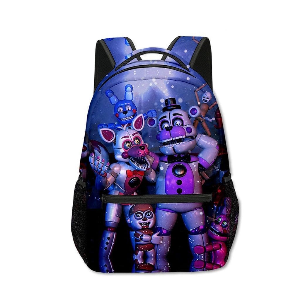 Mochila Fives Nightss Cartoon Kids School Oxford 0,38 kg