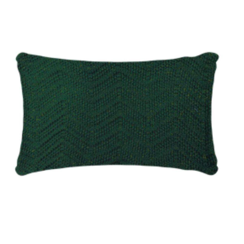 Almofada Baguete Tricô Verde 203 35X55Cm