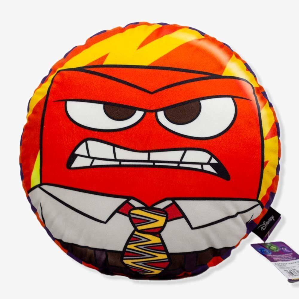 Almofada Formato Redonda Raiva/ Tédio - Divertidamente