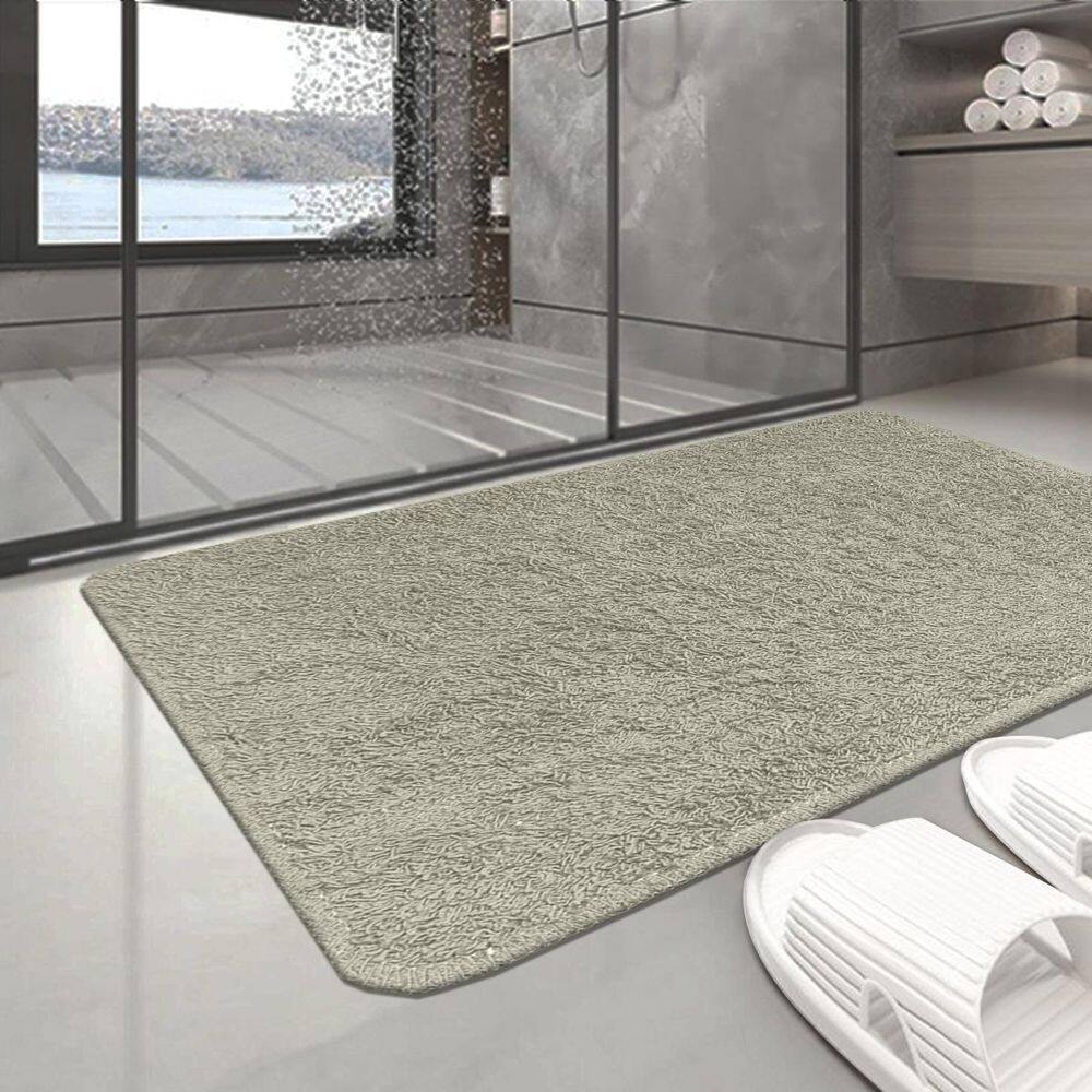 2 Tapete Banheiro Antiderrapante Absorvente 45X60 Oa Hig Caq