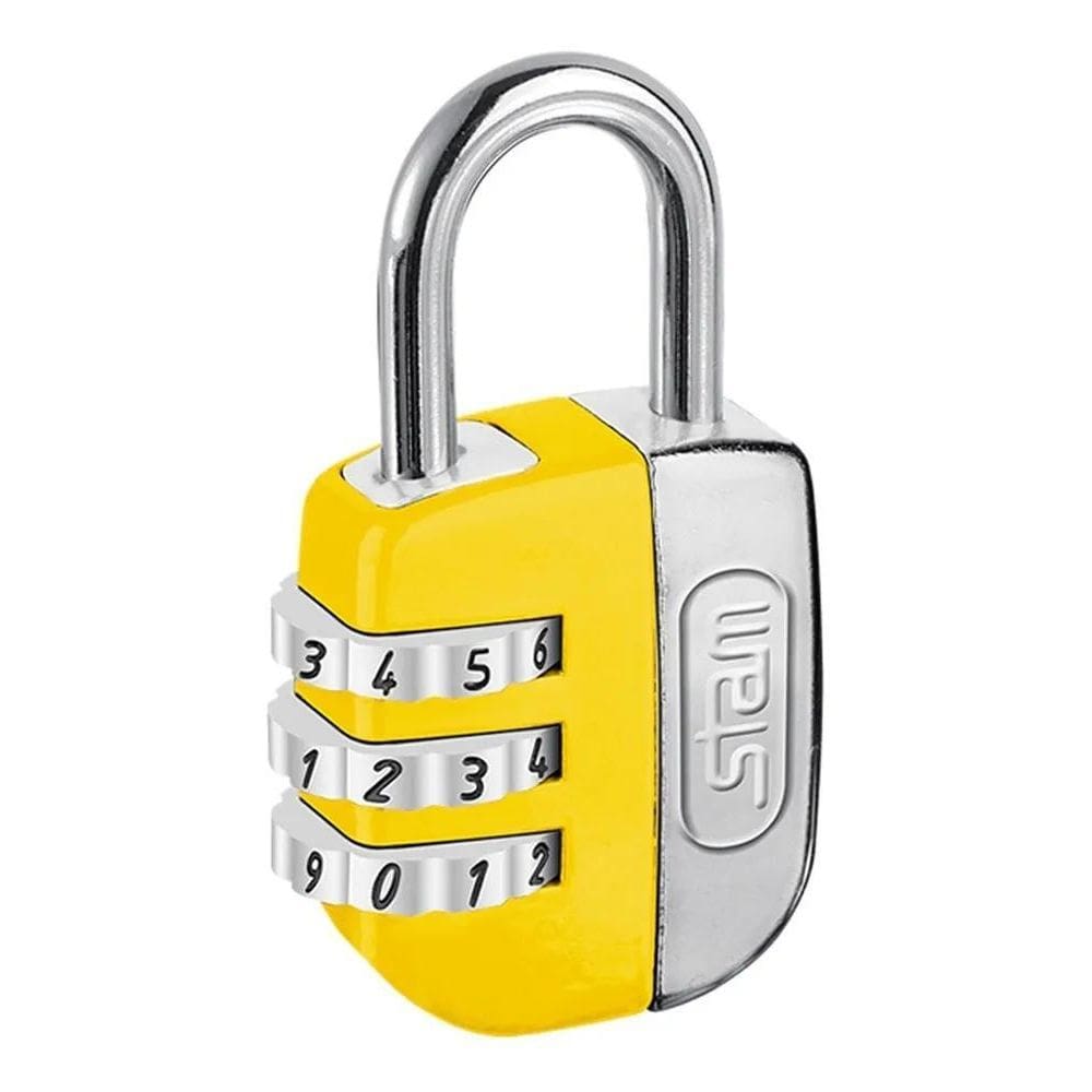 2X Cadeado Segredo Stam Armários 25Mm Sem Chave Troca Senha