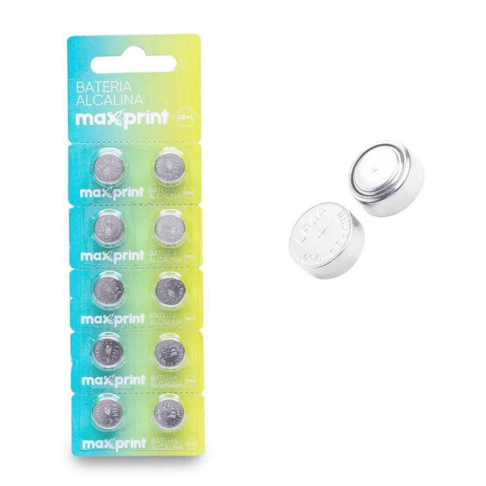 Pilha Bateria Alcalina 1.5V Lr44 Blister 14 Unidades 145Mah