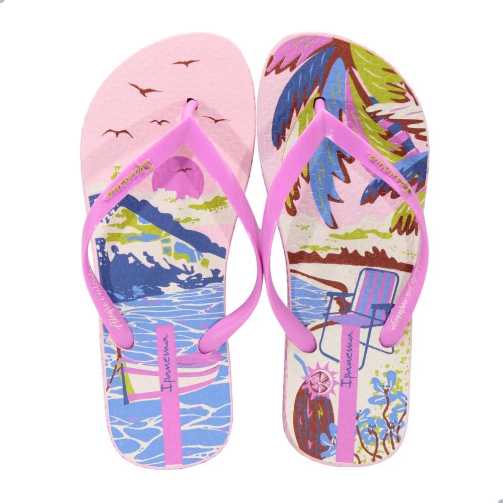 Chinelo Feminino Ipanema 25483 Sem Igual Rosa/Lilás