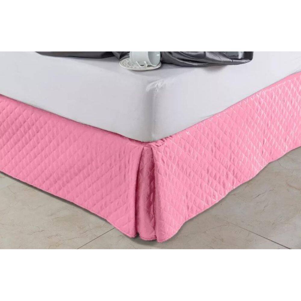 Saia Cama Box Queen Matelasse Ultrassonico Forro E Babado