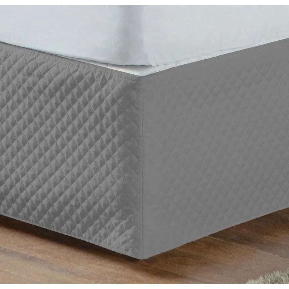 2X Saia Box Cama Solteiro Matelassê Ultrassônico Com Elástic