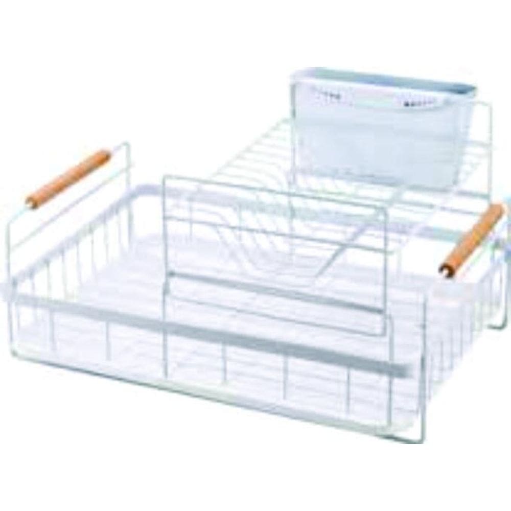 Escorredor Loucas Metal Branco Duplo Bremen 44X31X24Cm