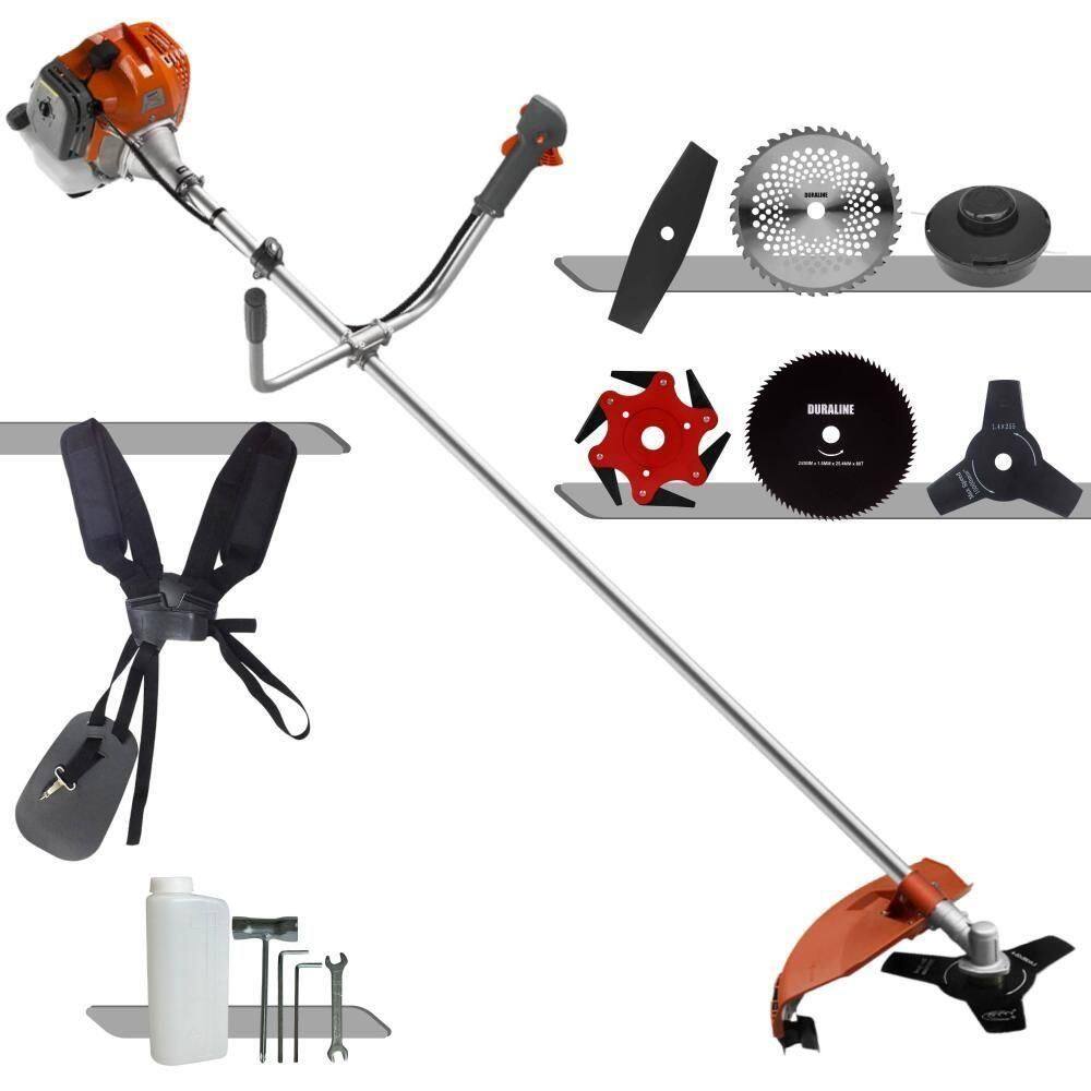 Roçadeira Tekna Rl520acntk 2hp + Facas 2p 3p 6p 40d E 80d