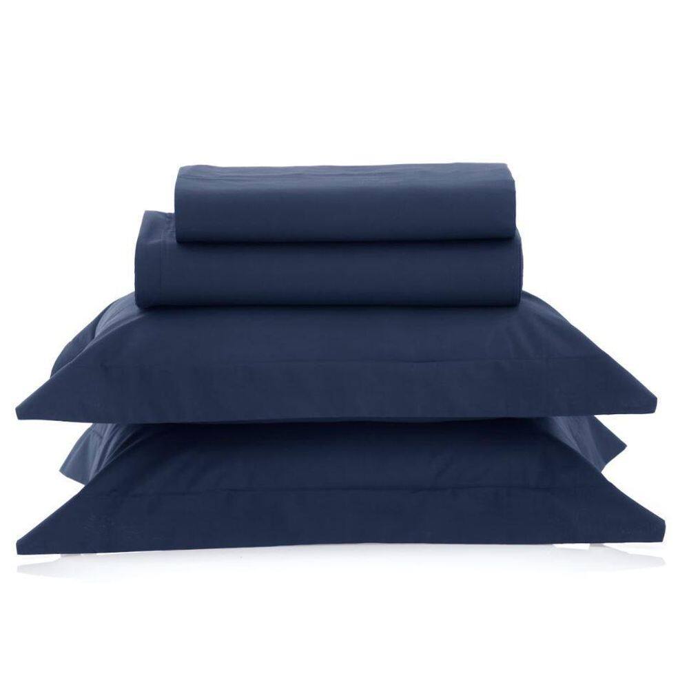 Jogo De Cama Solteiro Vida Bela 200 Fios Liso Kacyumara