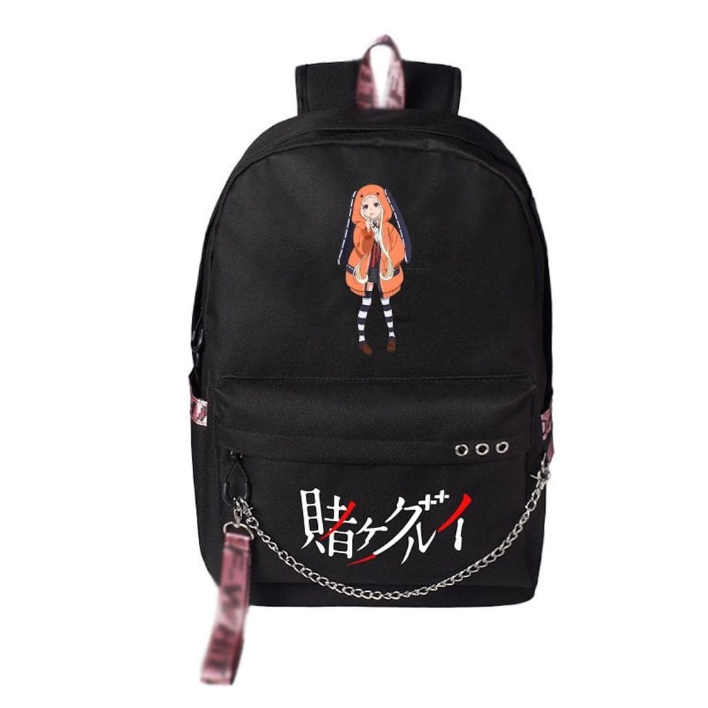 Mochila escolar Kakegurui Yomozuki Runa Cartoon Kids Canvas