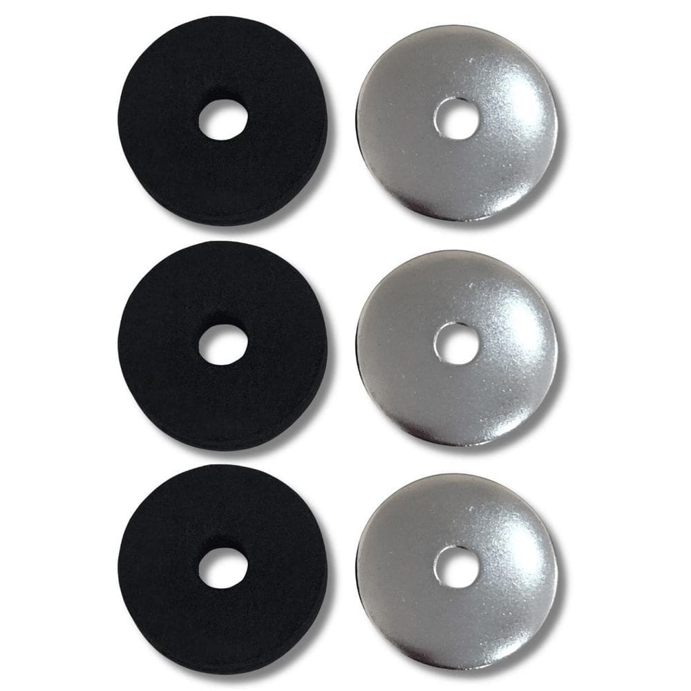 Kit 3 Arruela Cônica 8Mm + 3 Feltro Estante De Prato Hbfw4