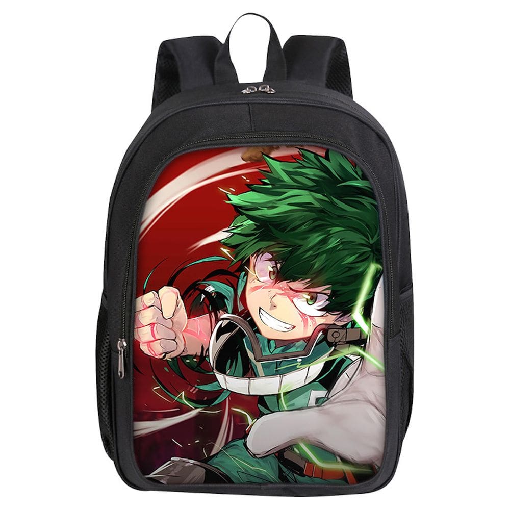 Mochila My Hero Academia Midoriya Izuku Cartoon Kids School