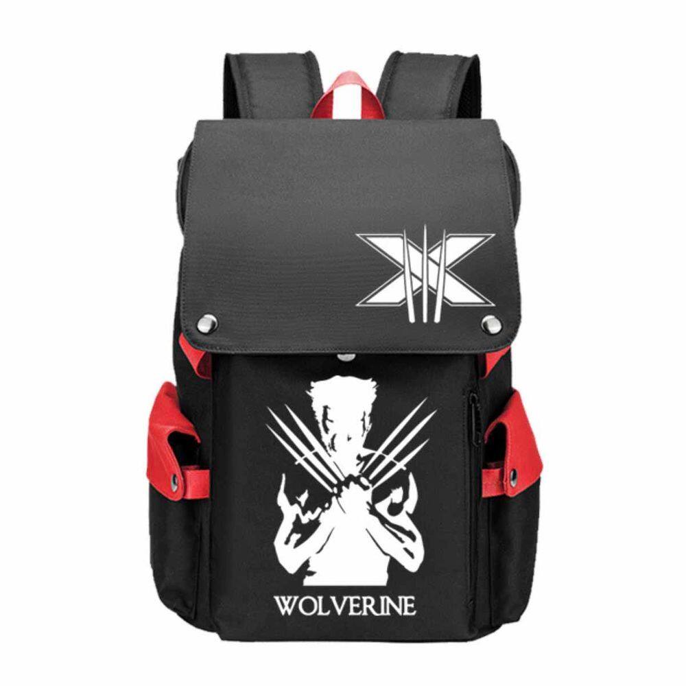 Mochila Wolverines Cartoon Kids School Nylon 34x21x48cm