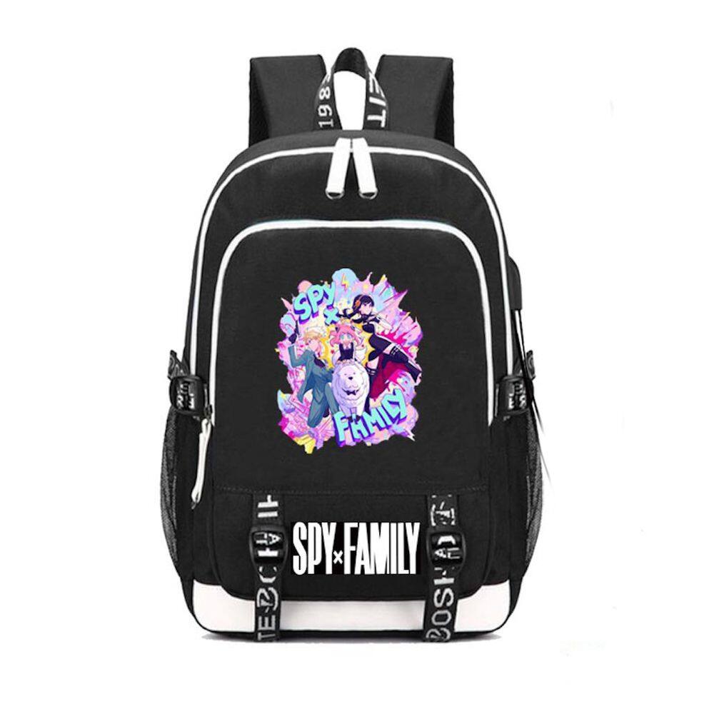 Mochila Spys Familys Anya Forger para Kids School Oxford