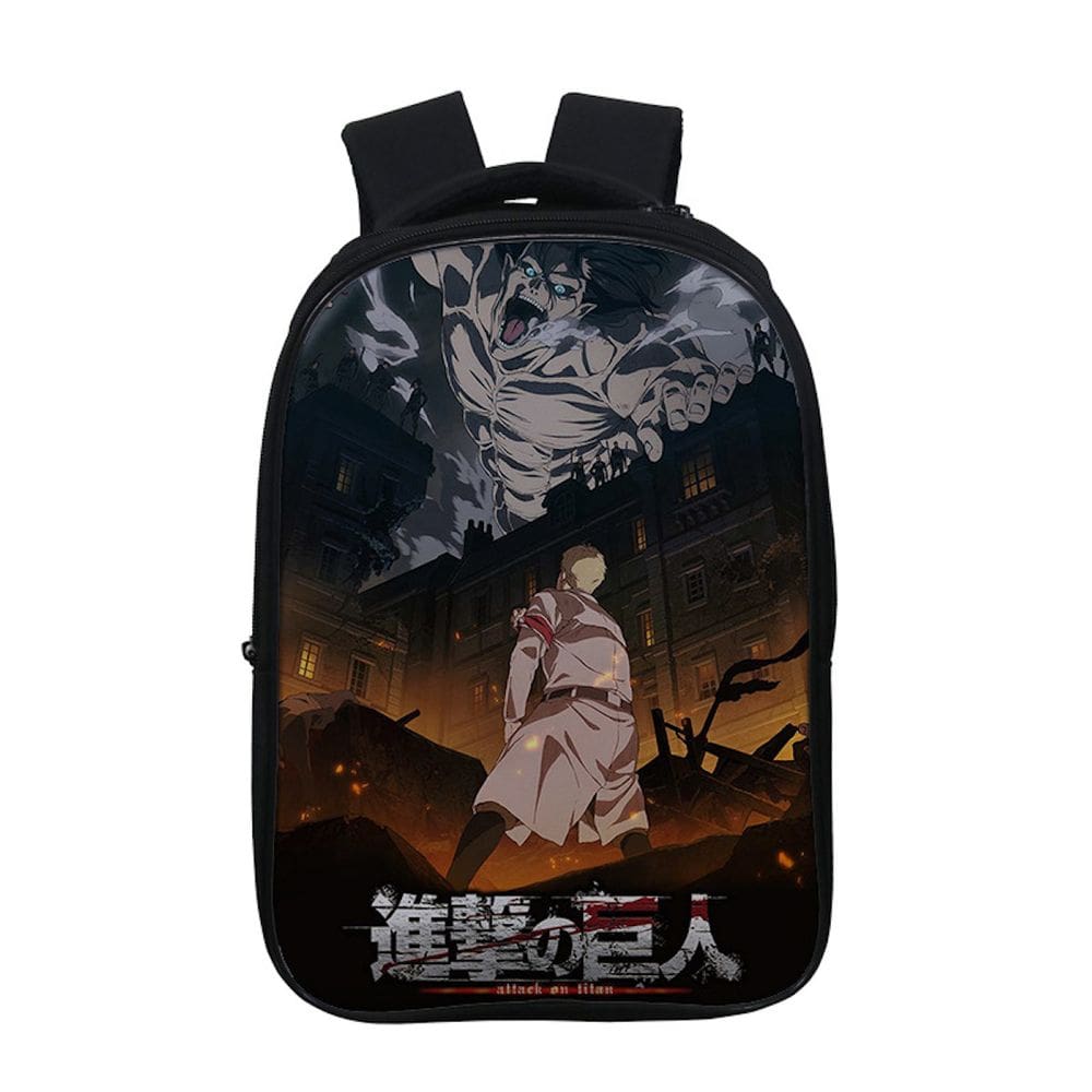 Mochila escolar Attack on Titan Anime Children 30x16x37cm
