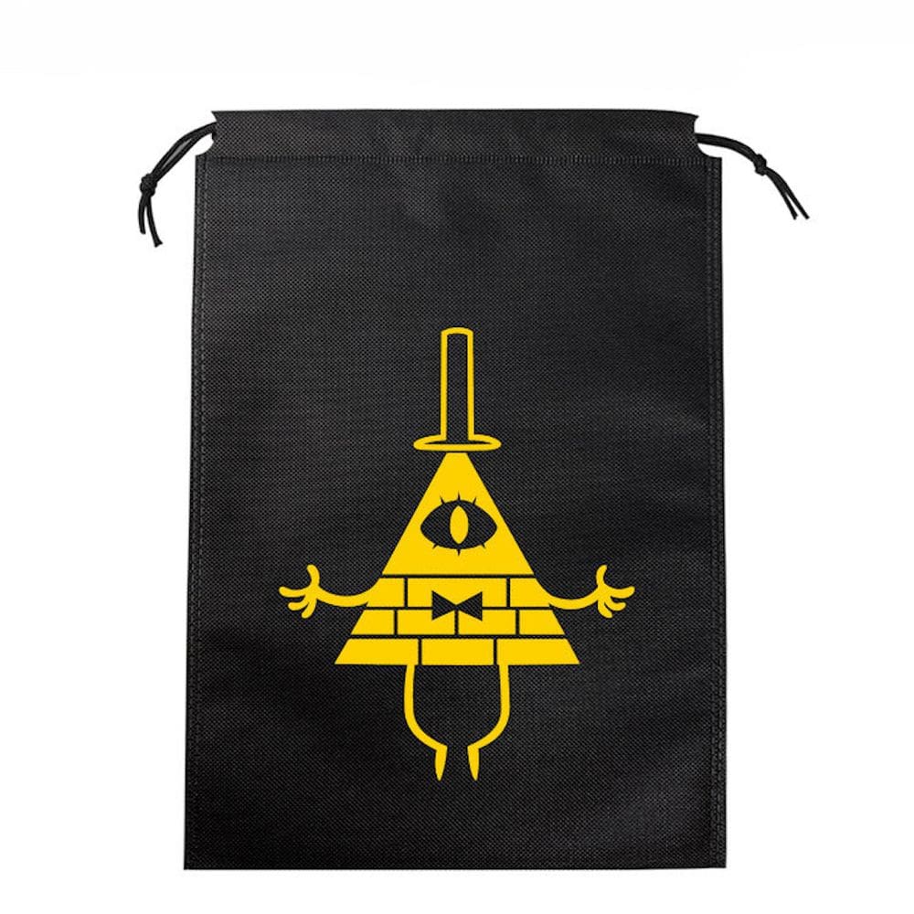 Mochila com cordão Gravity Falls Anime com impressão 3D 35x25cm
