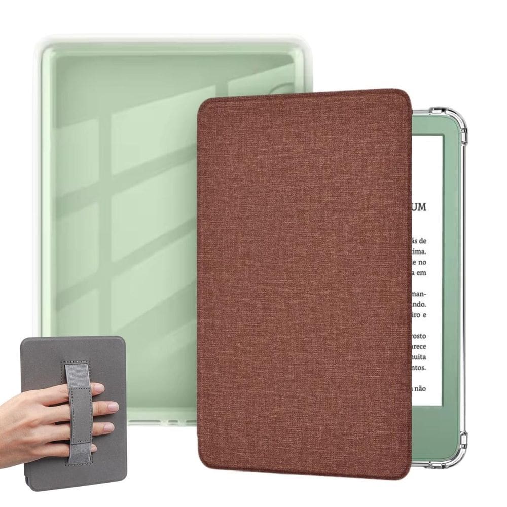 Capa Tecido Acrílico Com Alça Para Kindle 12 Geração Rs23Cv