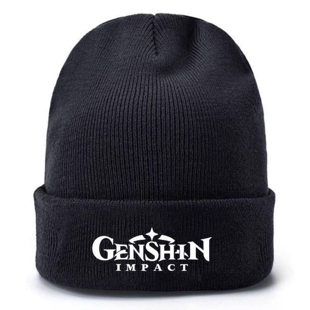 Chapéu de malha Genshin Impacts Anime Winter Beanie unissex