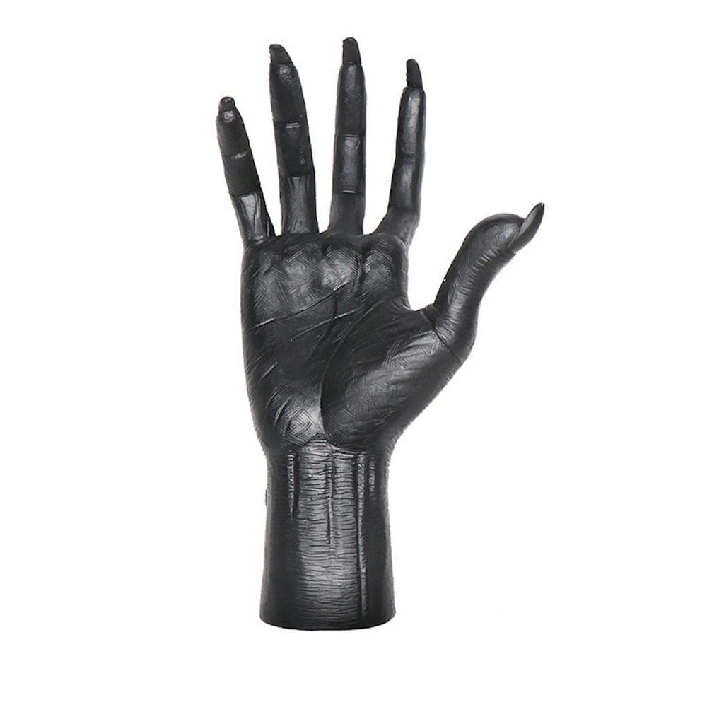 Estatueta de artesanato, escultura, estátua, anjo, mão do diabo, resina