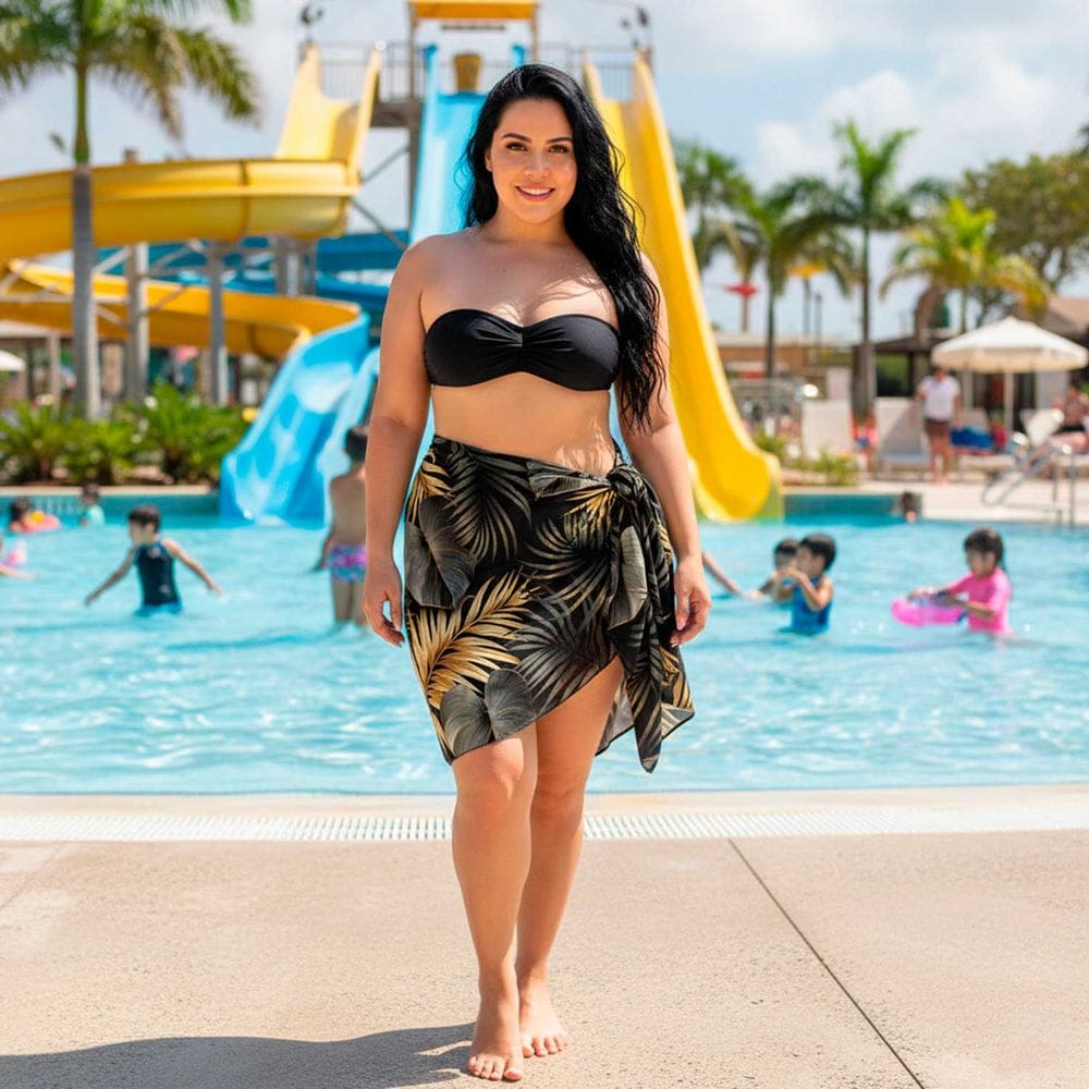 Canga/Pareô Praia e Piscina Tropical 1,00x1,50m - Fera Print