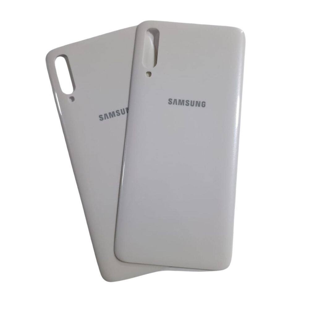 Tampa Traseira Compatível Com A70 A705 Sem Lente Cor Branca