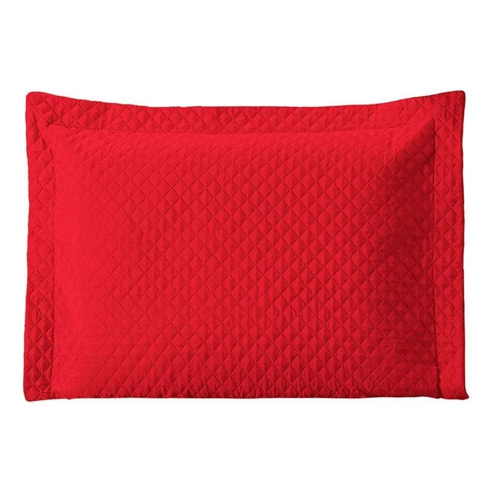 2X Kit 2 Porta Travesseiro Matelado Microfibra Fronha Cor Ve