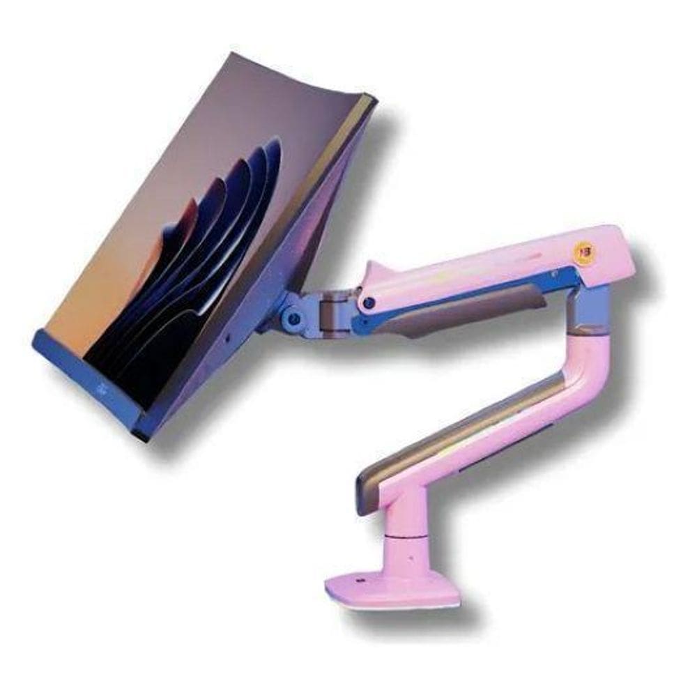 Suporte Gamer Rosa Nb - J5 Led Monitor 32 A 60 Articulado