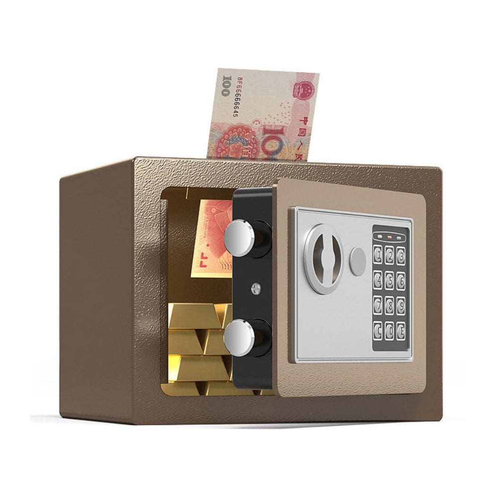 Caixa de senhas para cofrinhos com fechadura anti-queda para crianças