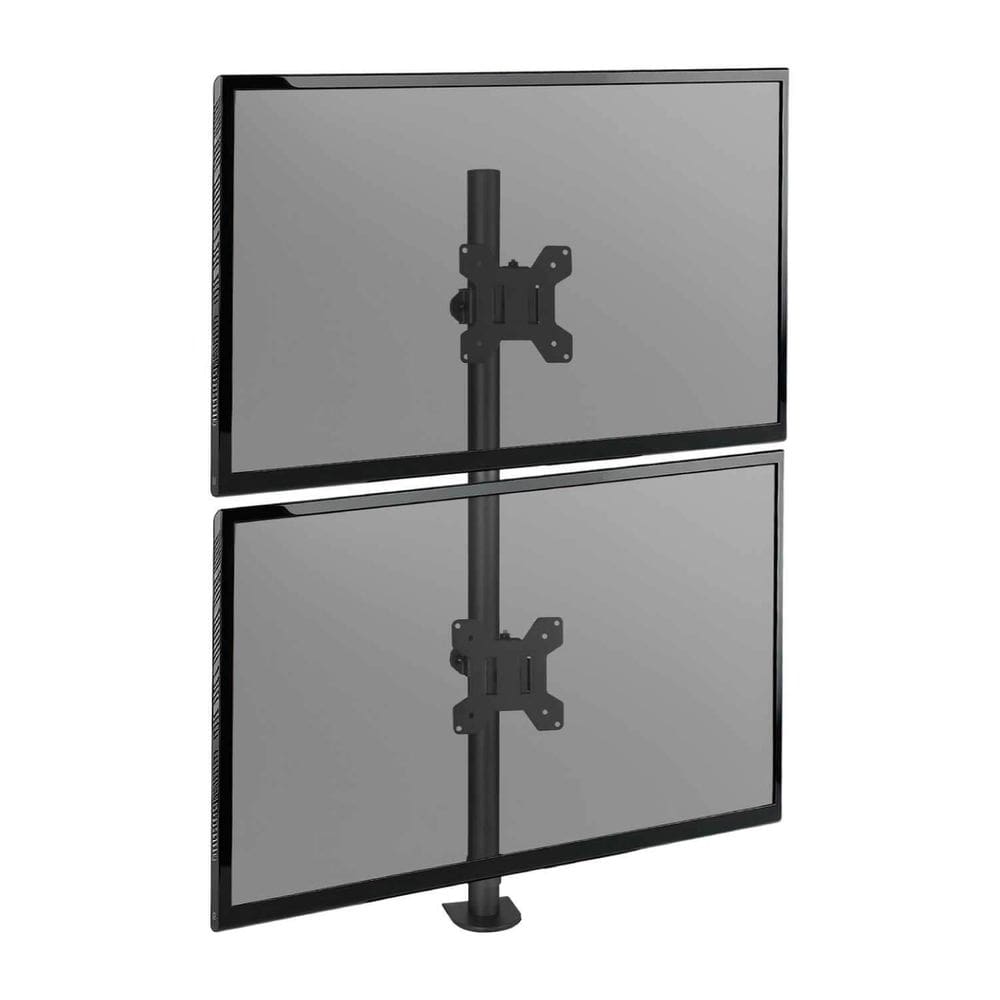 Suporte Ajustável Para 2 Monitores Com Morsa De 10 Até 32