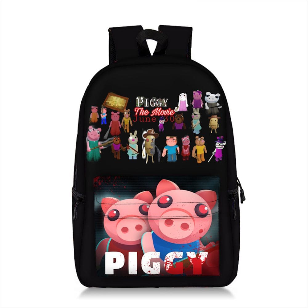 Mochila escolar de anime para crianças e crianças