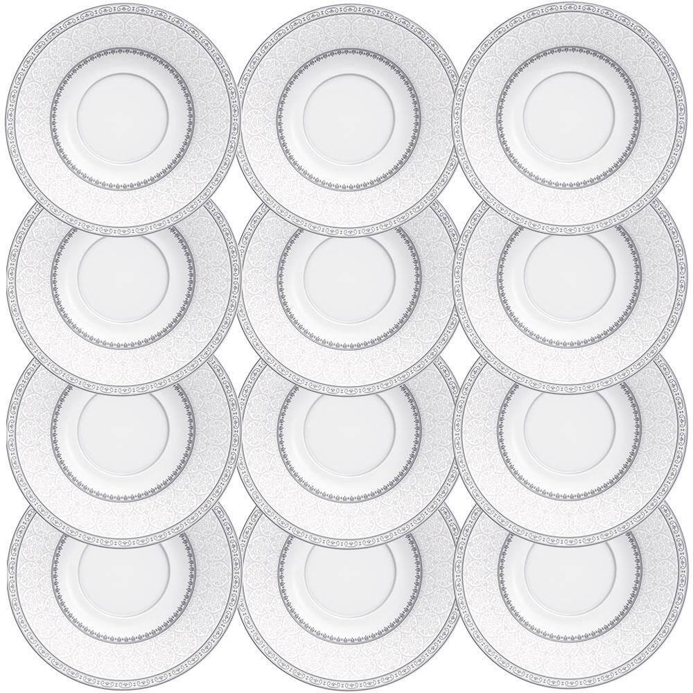 12 Pires Para Chá Tramontina Gabrielle em Porcelana Decorada 15cm 96011031