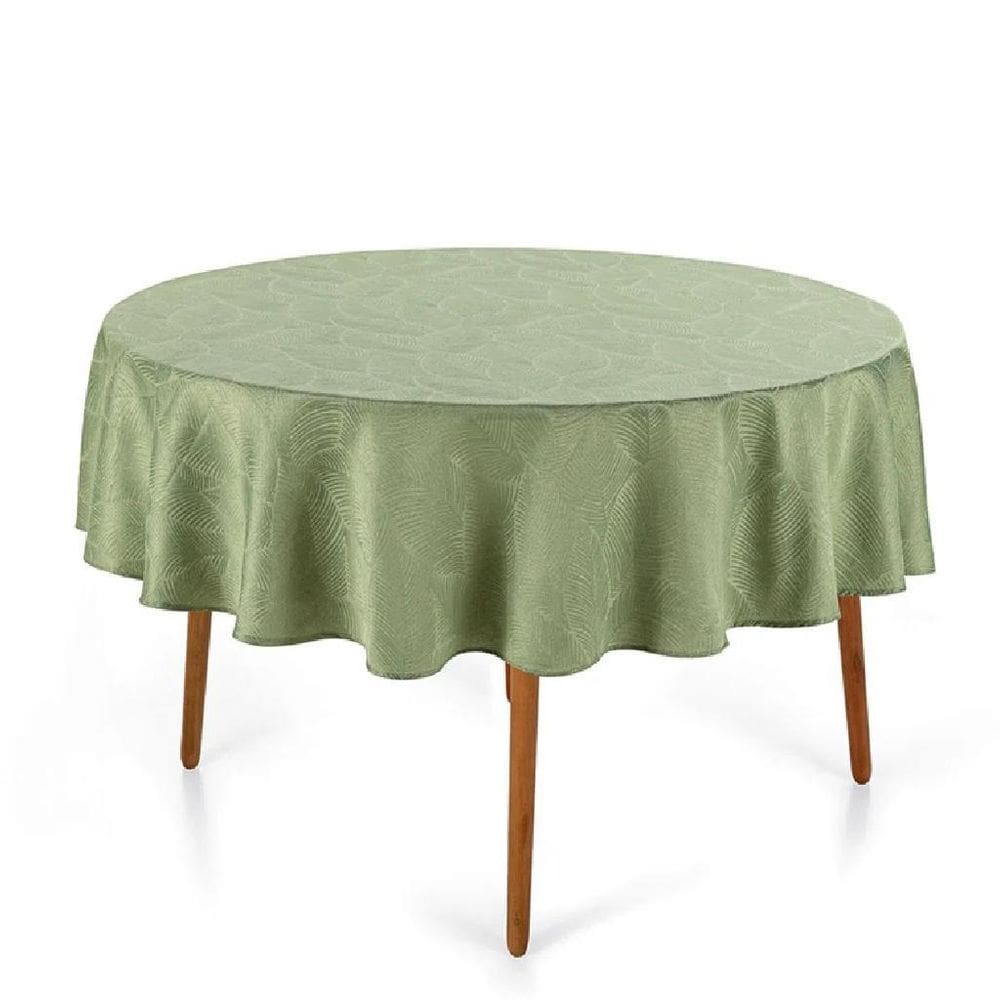 Toalha Mesa Redonda Tilia 160Cm Malva Karsten