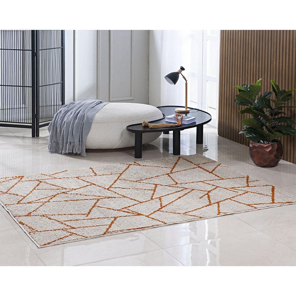 Tapete Sala Toque Macio 2,00X2,50 Linha Design Antid. Perola