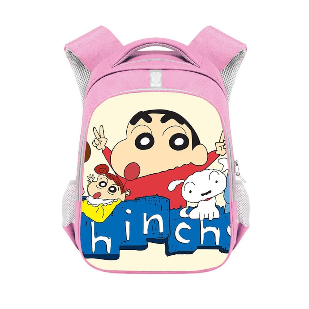 Mochila Crayons Shins chans Cartoon Kids School Anime