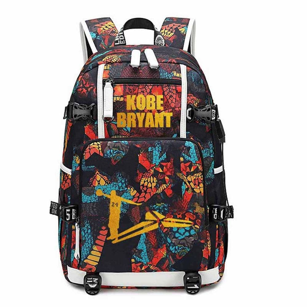 Mochila Kobes Bryants Cartoon Kids School Oxford Cloth