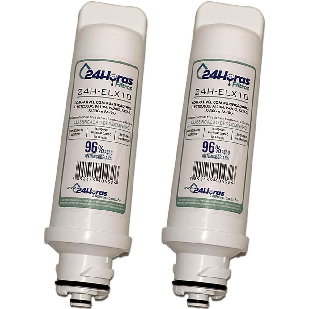 Kit 2 Filtro Refil Compatível Electrolux Pa10 Pa20 Pa25 Pa30
