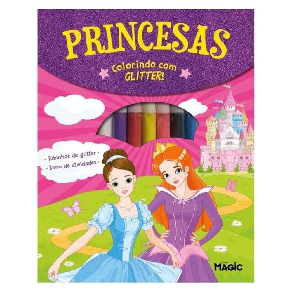 Princesas - Colorindo Com Glitter