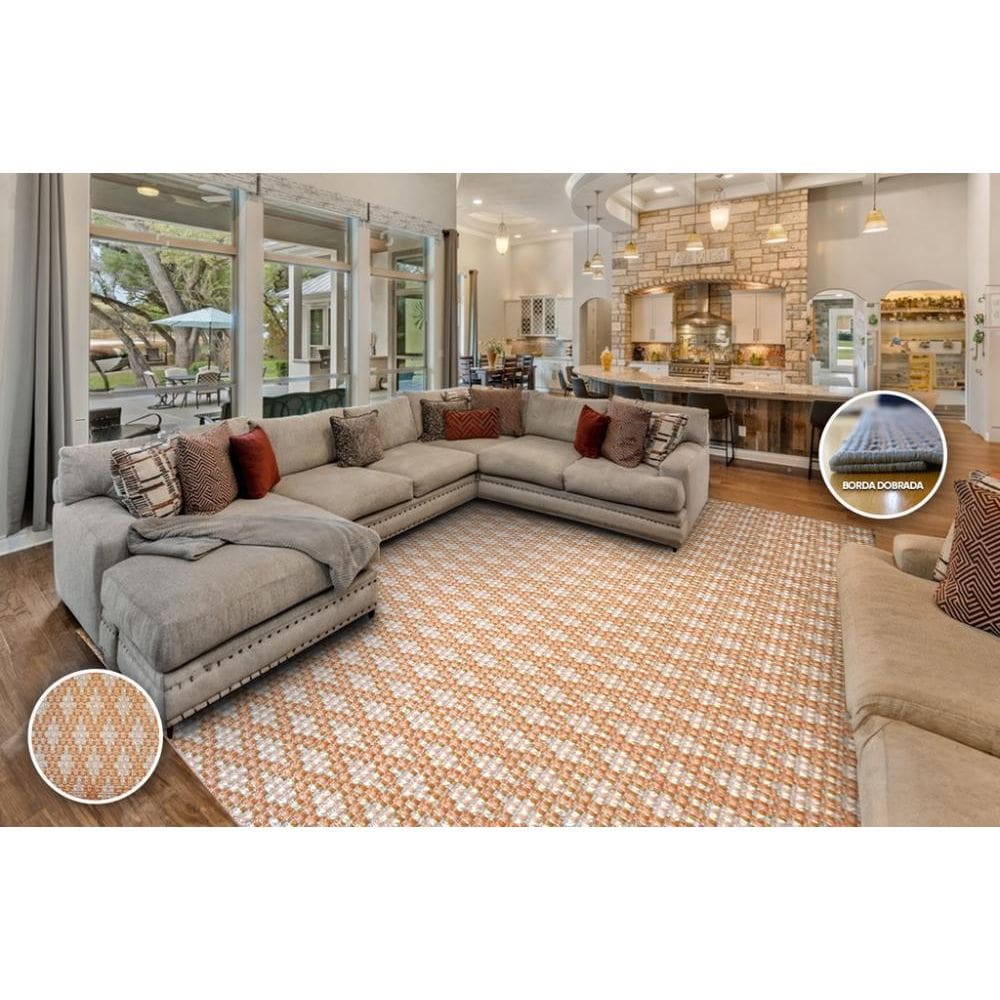 Tapete Sisal Look Pop Artesanato2 200X250 Cm