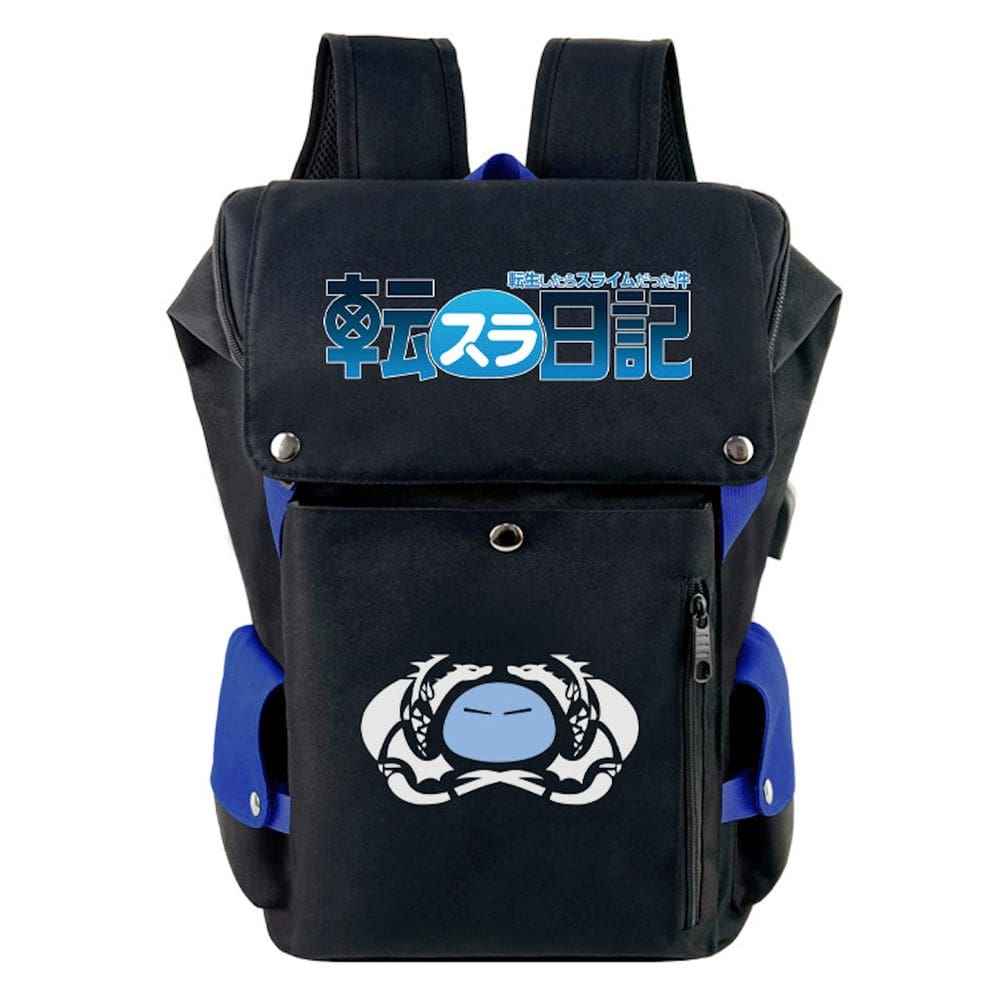 Mochila escolar Anime A Slime Children 35x18x45cm Algodão