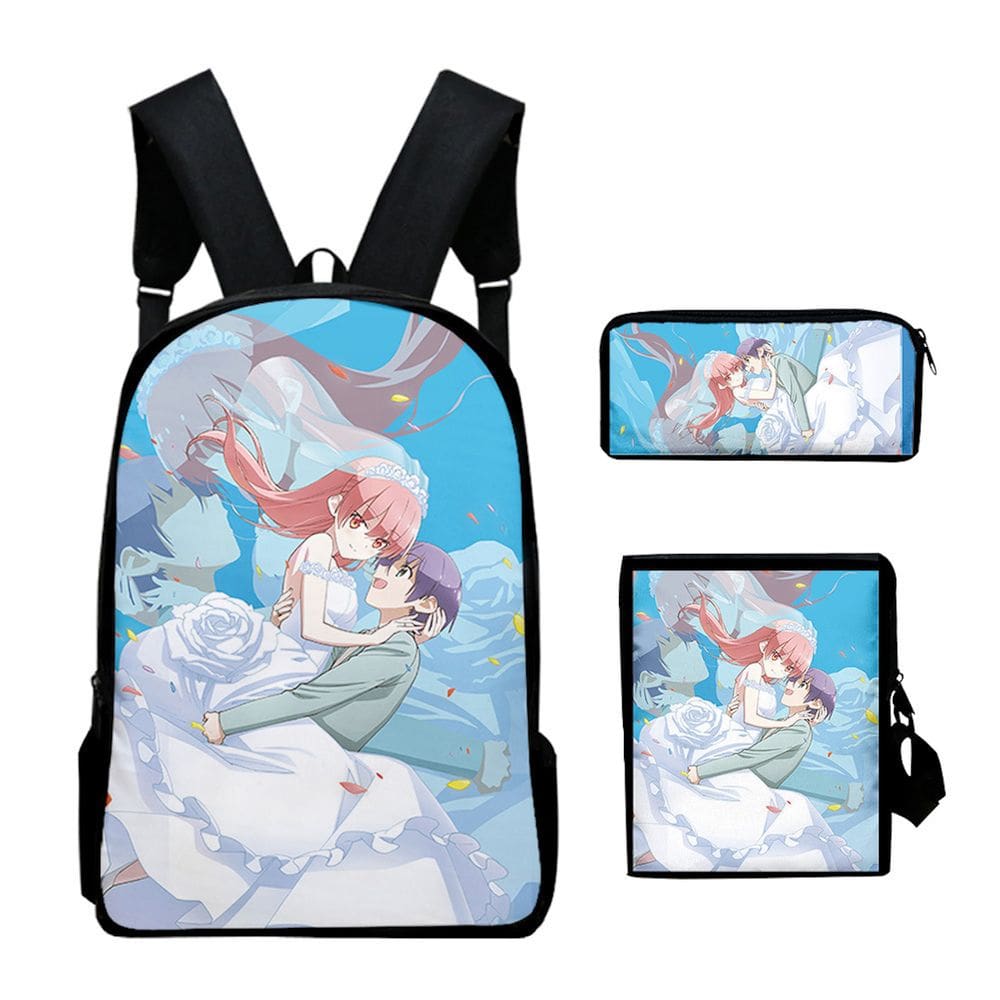 Conjunto de mochilas Tonikawa Kawaii Anime School, 3 unidades com Shou