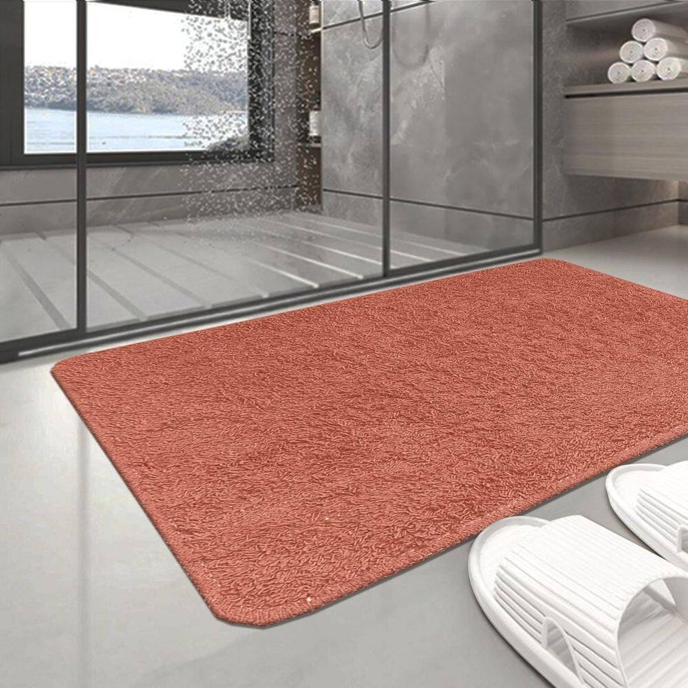 1 Tapete Banheiro Antiderrapante Absorvente 45X60 Oa Hig Cor