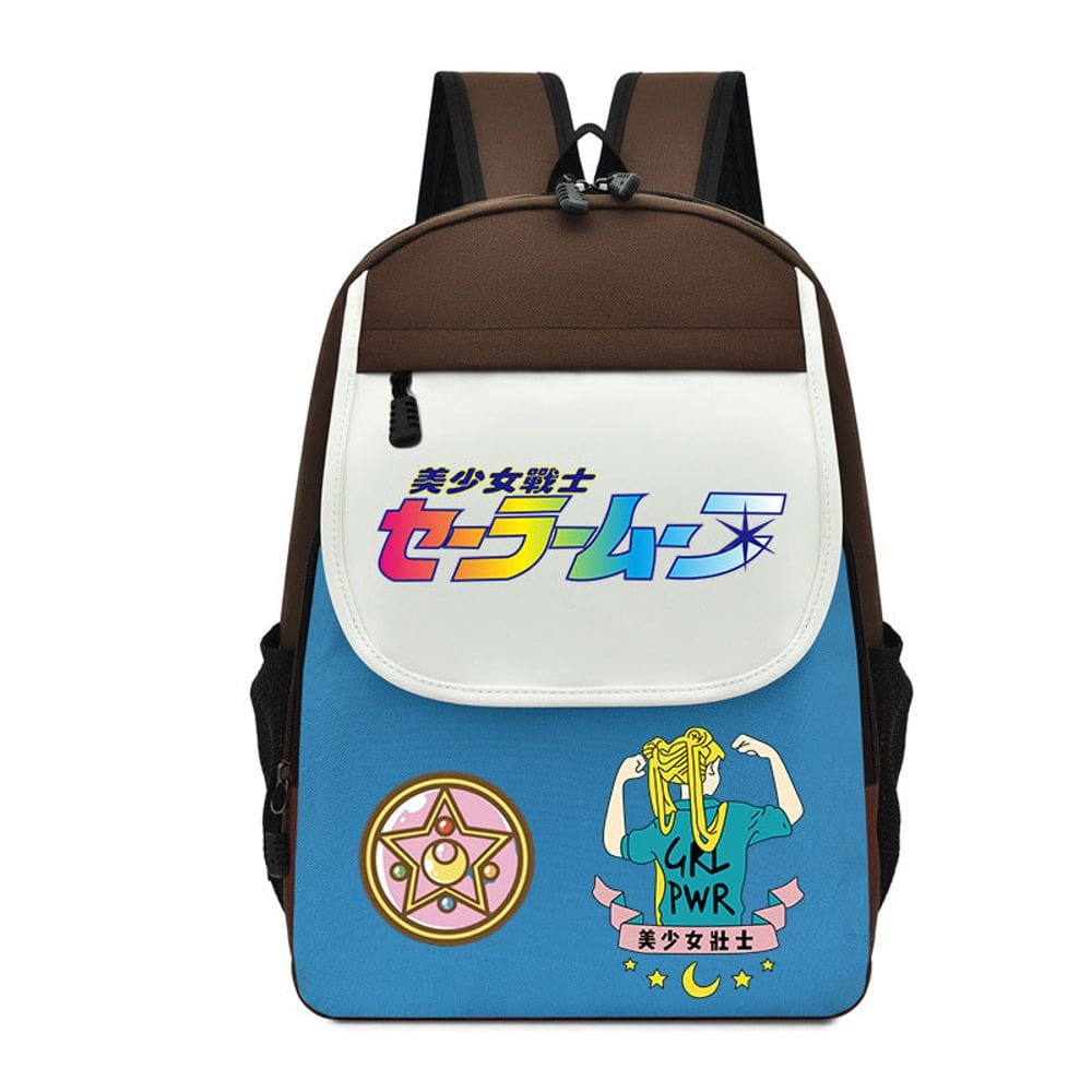 Mochila Sailors Moons Anime School Nylon 30x15x42cm