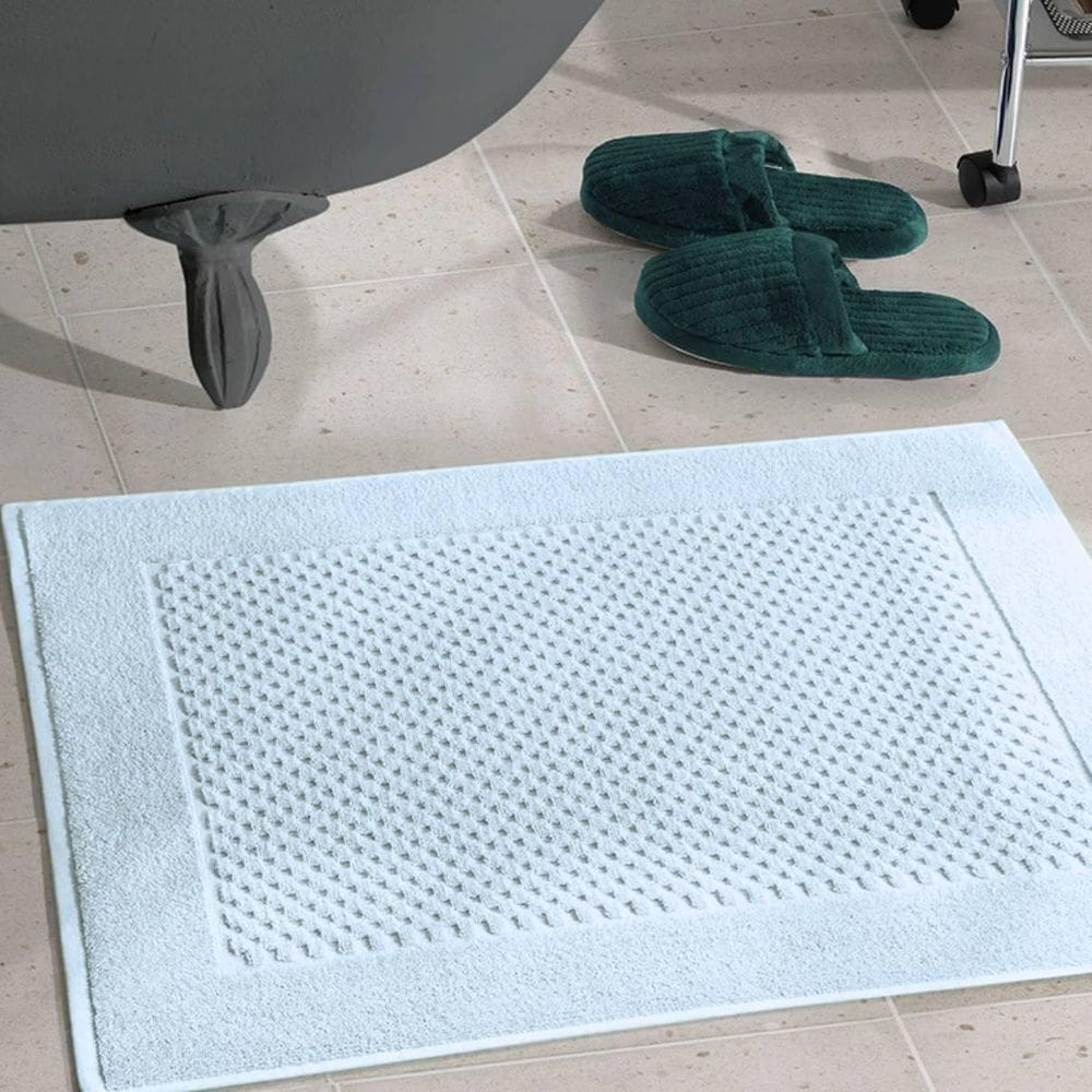 Piso Toalha Banheiro Dohler Felpudo Prime 0,50X0,70M Azul 10