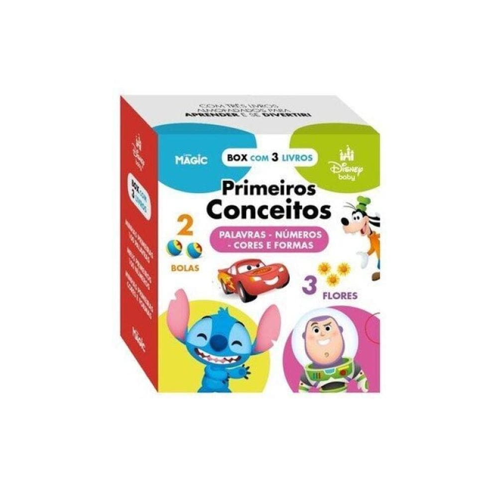 Box Disney Baby Primeiros Conceitos - Palavras, Números, Cores E Formas