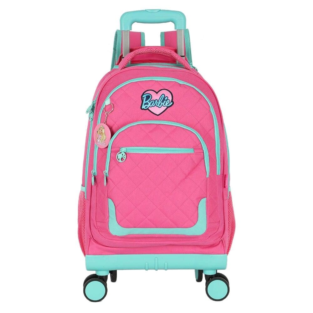 Mochila de Rodinha 360 - Barbie - Rosa - Luxcel