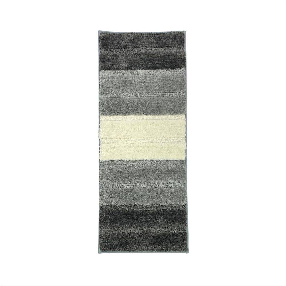 Tapete Cinza Microfibra Passadeira Cozinha Antiderrapante