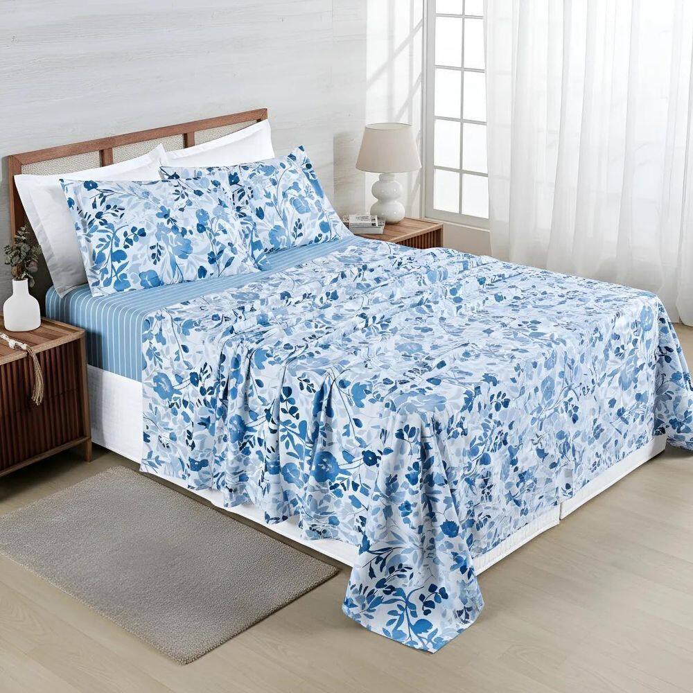 Jogo Queen Size Jasmine 400 Fios Premium Conforto Luxo